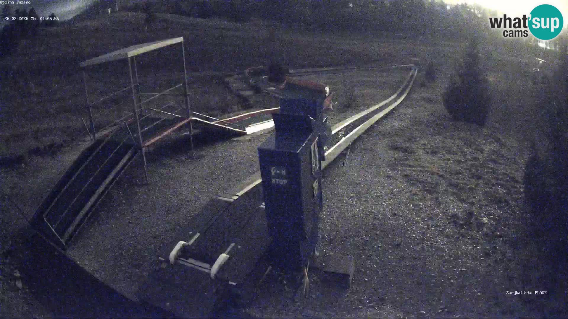 Webcam en vivo Pista de trineo Fužine – Croacia