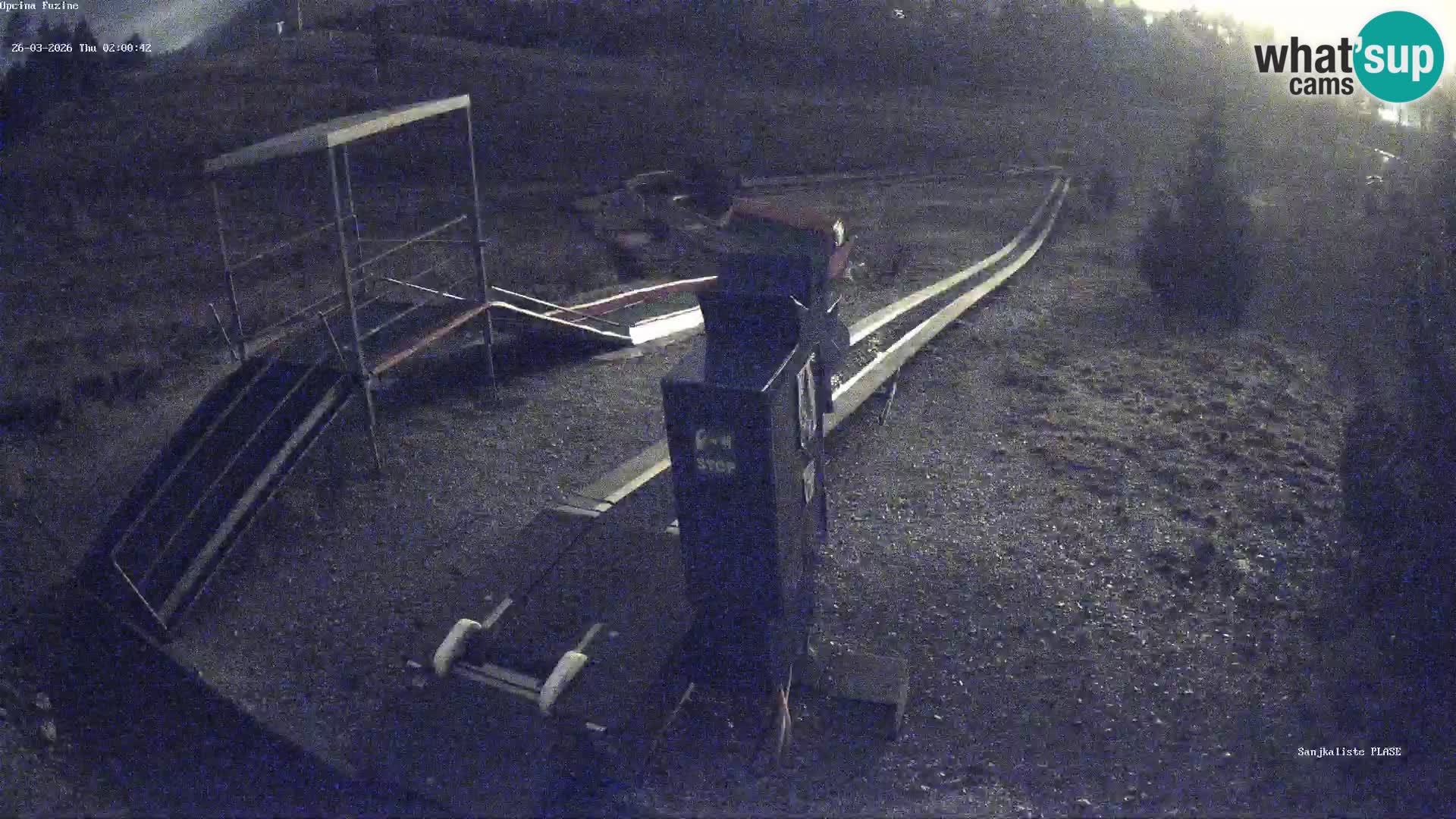 Webcam en vivo Pista de trineo Fužine – Croacia