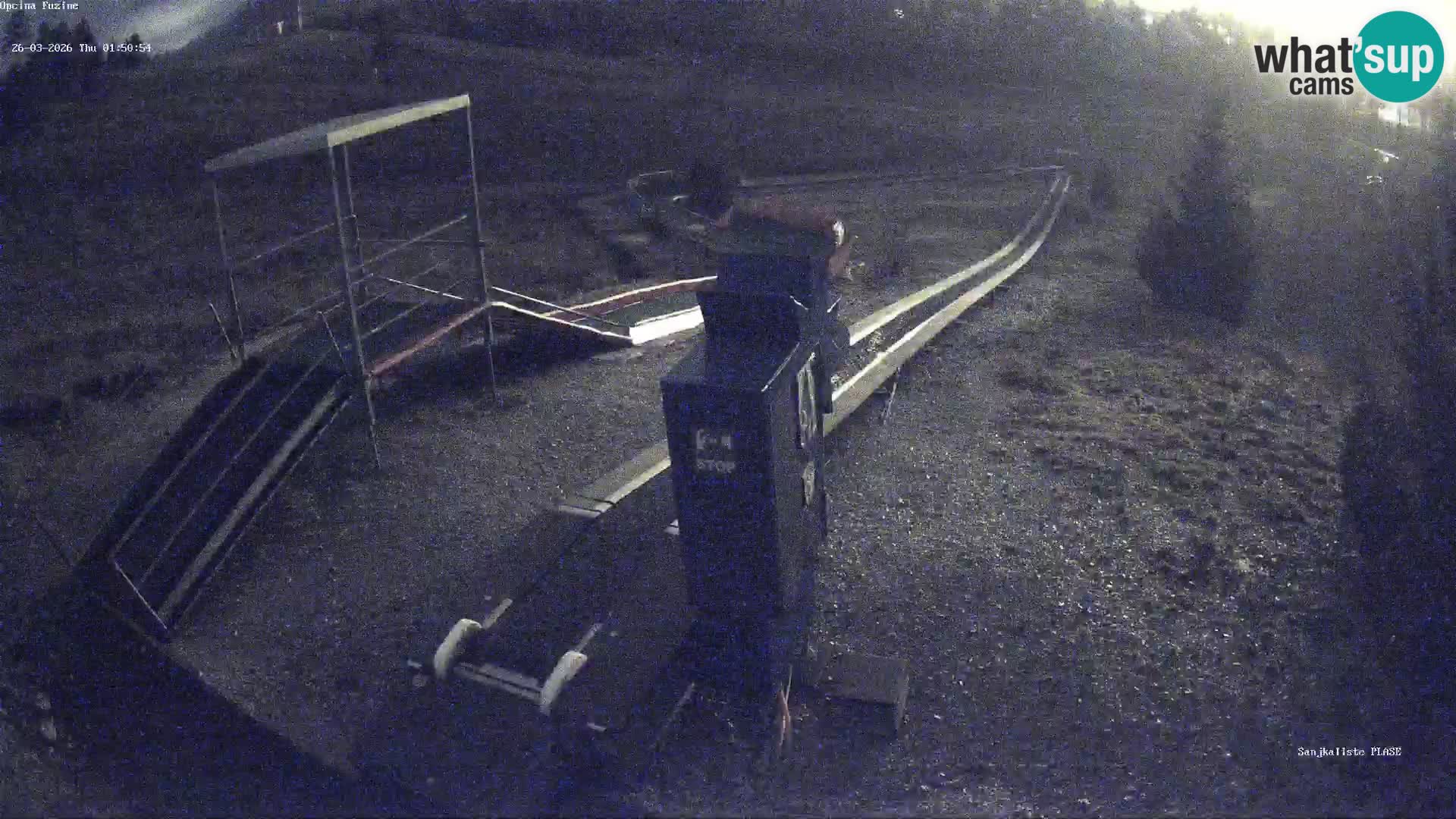 Webcam en vivo Pista de trineo Fužine – Croacia