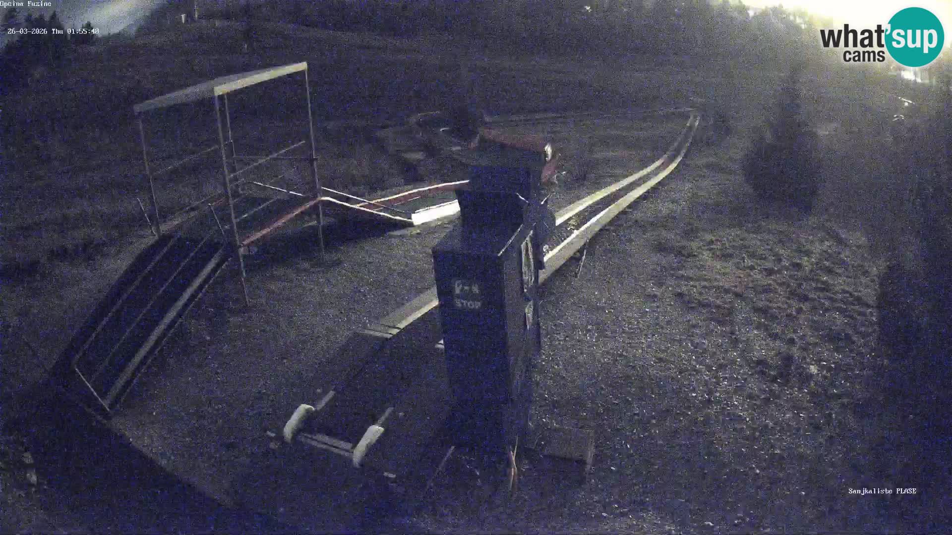 Live webcam Fužine toboggan run – Croatia