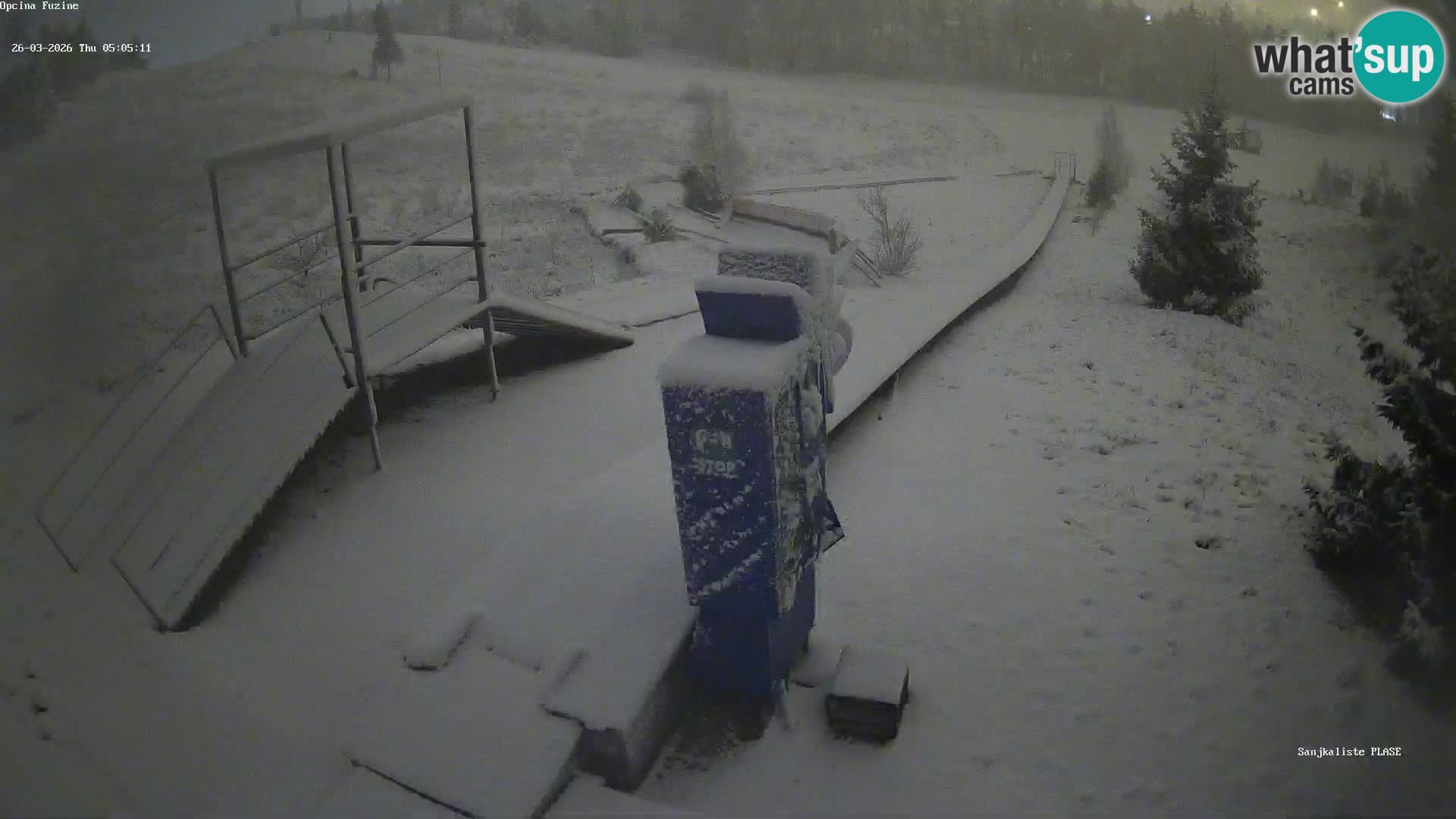 Spletna kamera v živo Sankališče Fužine – Hrvaška