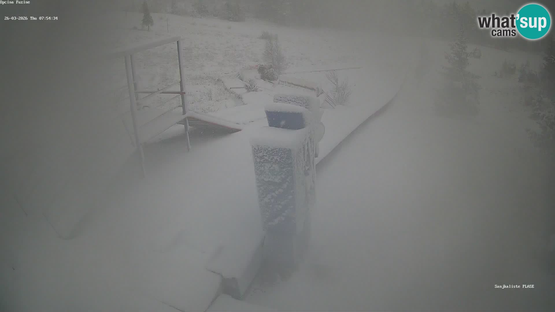 Webcam en direct Piste de luge de Fužine – Croatie