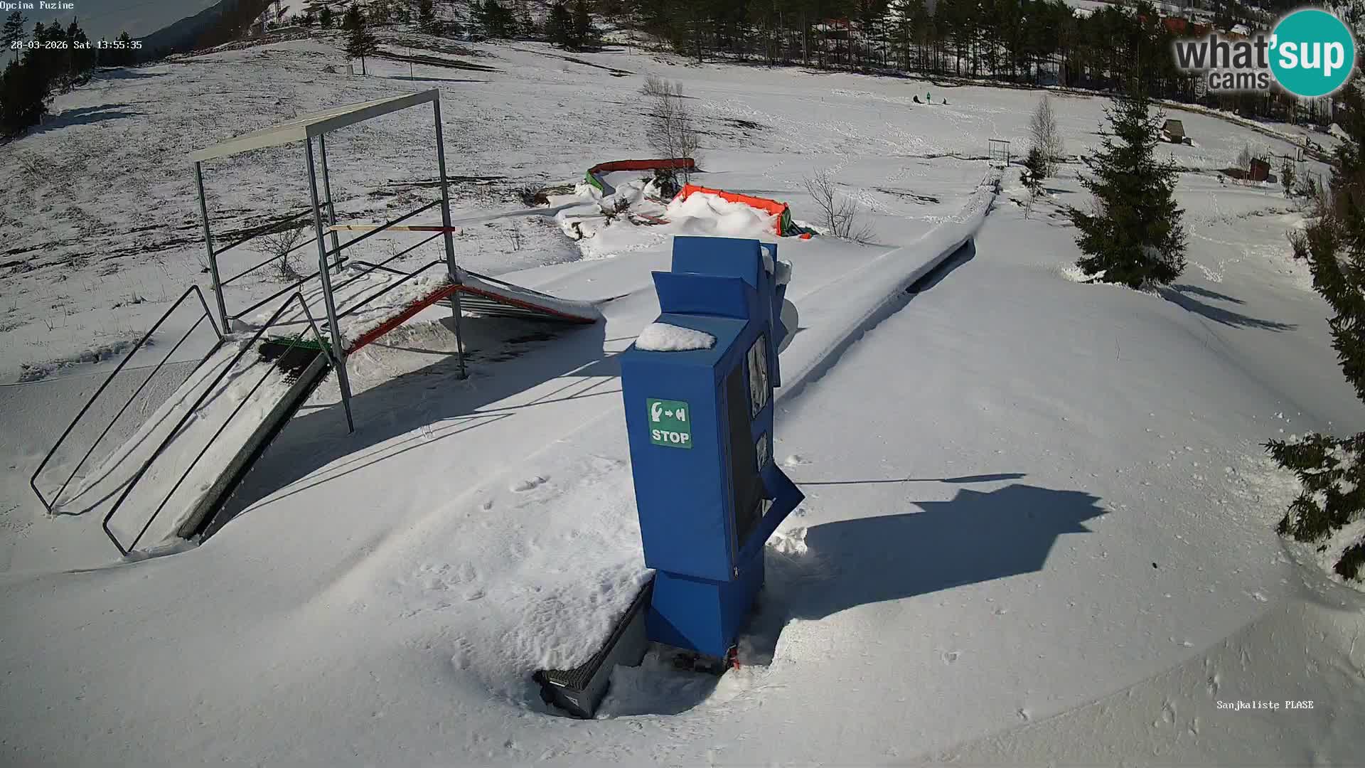 Live webcam Pista da slittino Fužine – Croazia