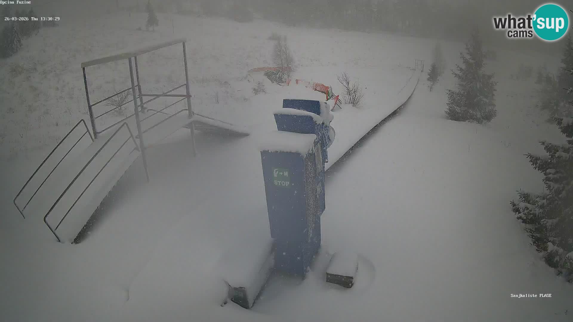 Spletna kamera v živo Sankališče Fužine – Hrvaška