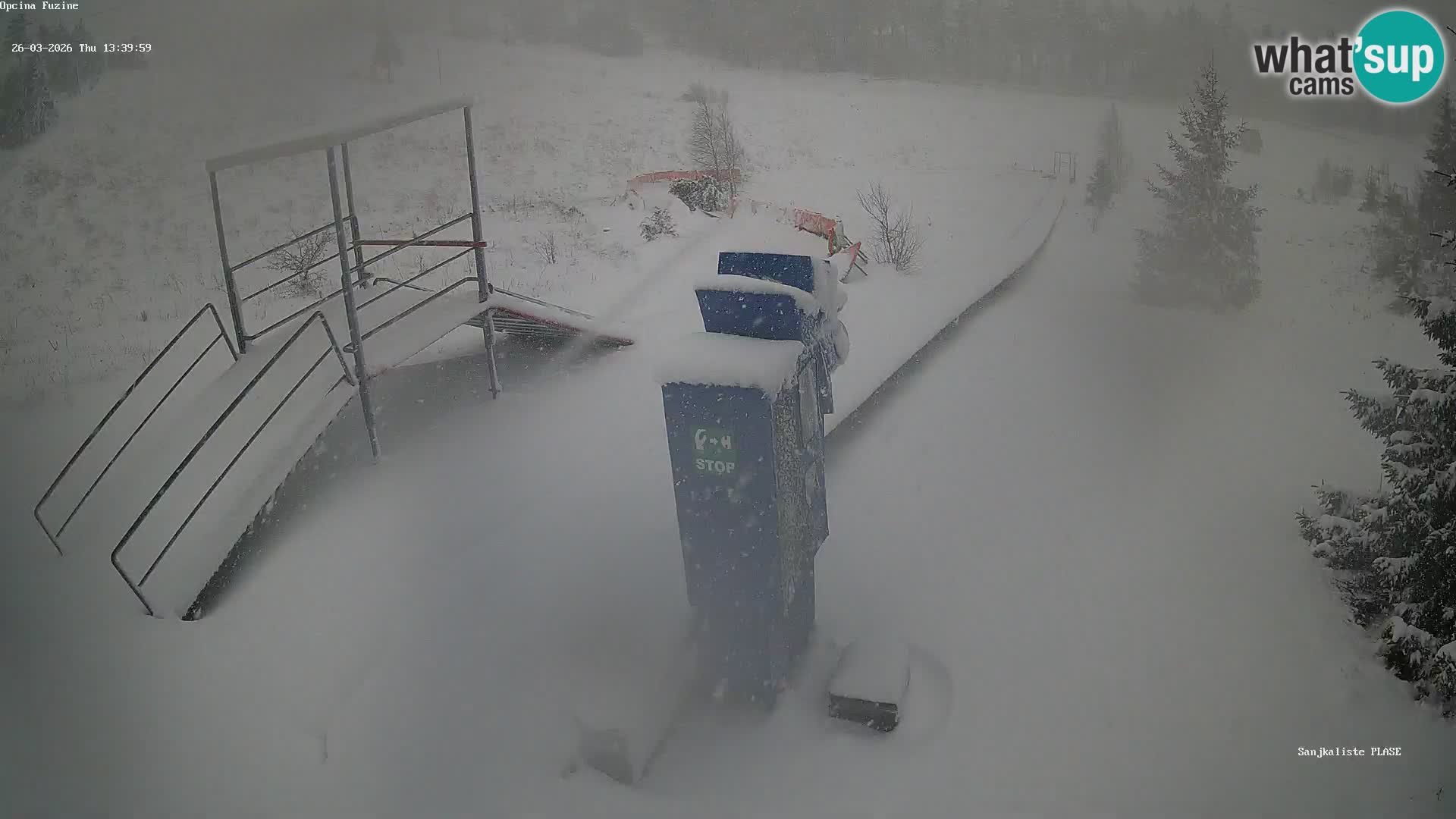 Live webcam Fužine toboggan run – Croatia