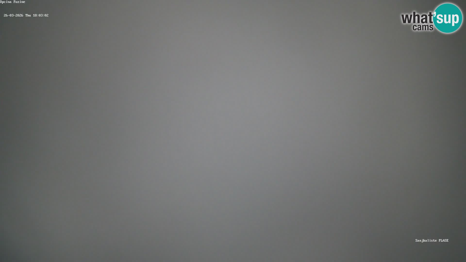 Live webcam Fužine toboggan run – Croatia