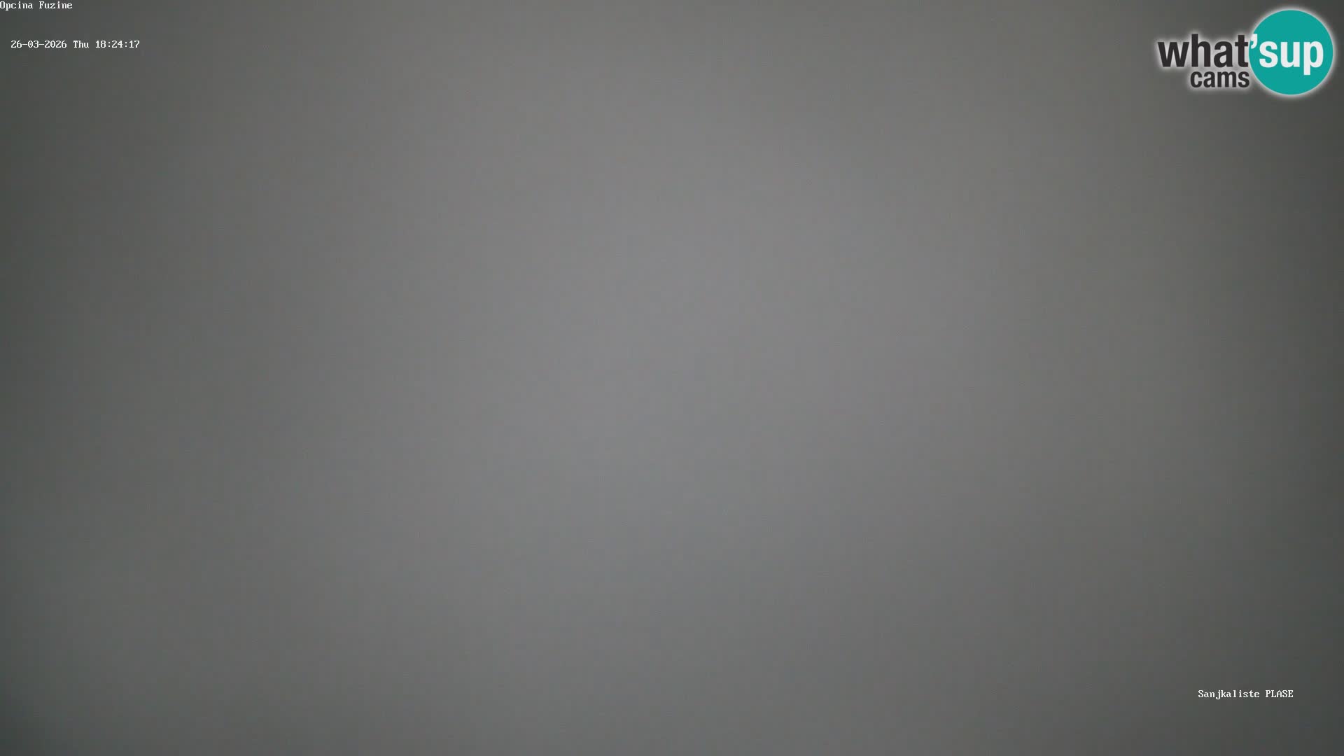 Live webcam Pista da slittino Fužine – Croazia