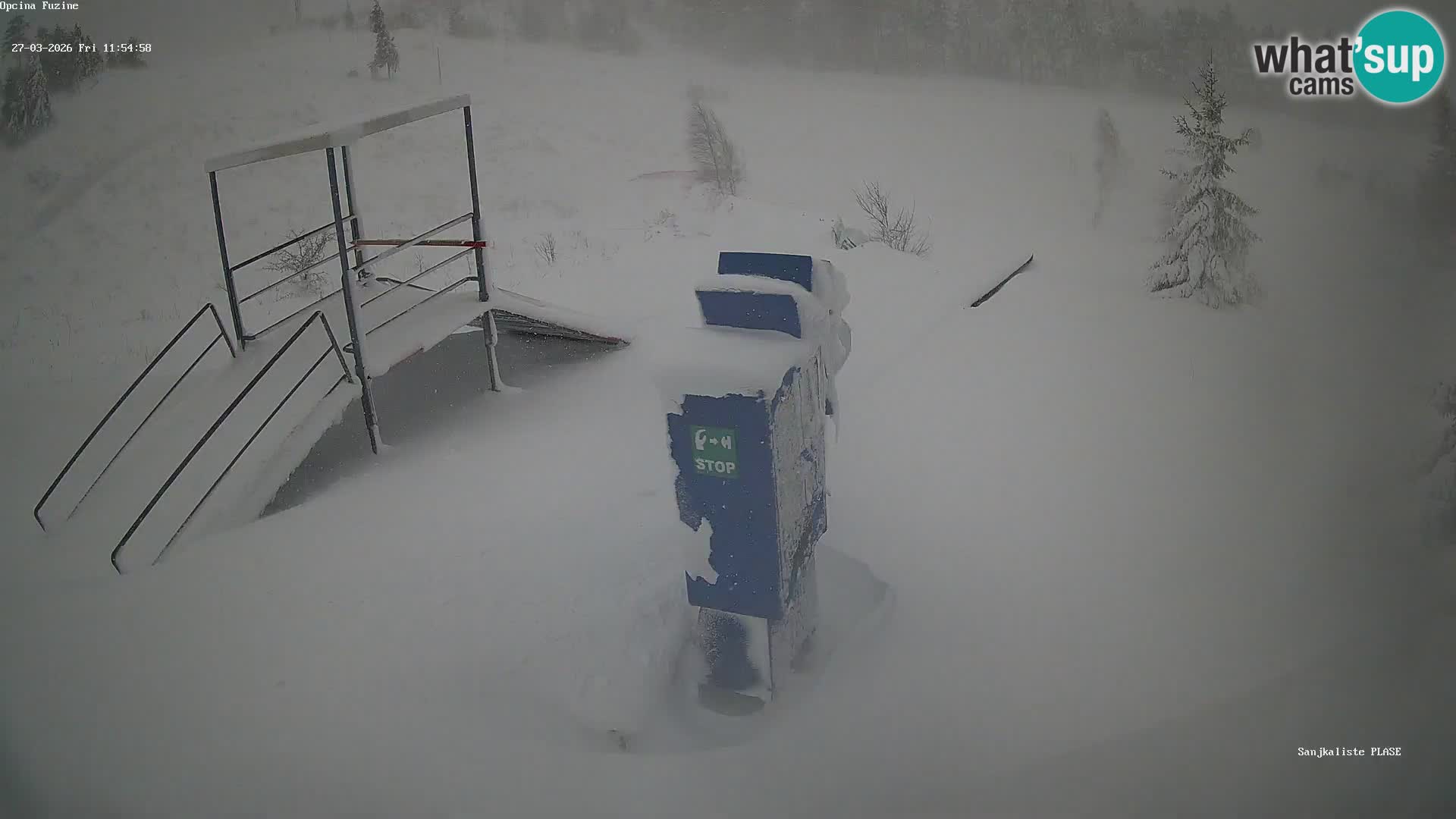 Live webcam Fužine toboggan run – Croatia