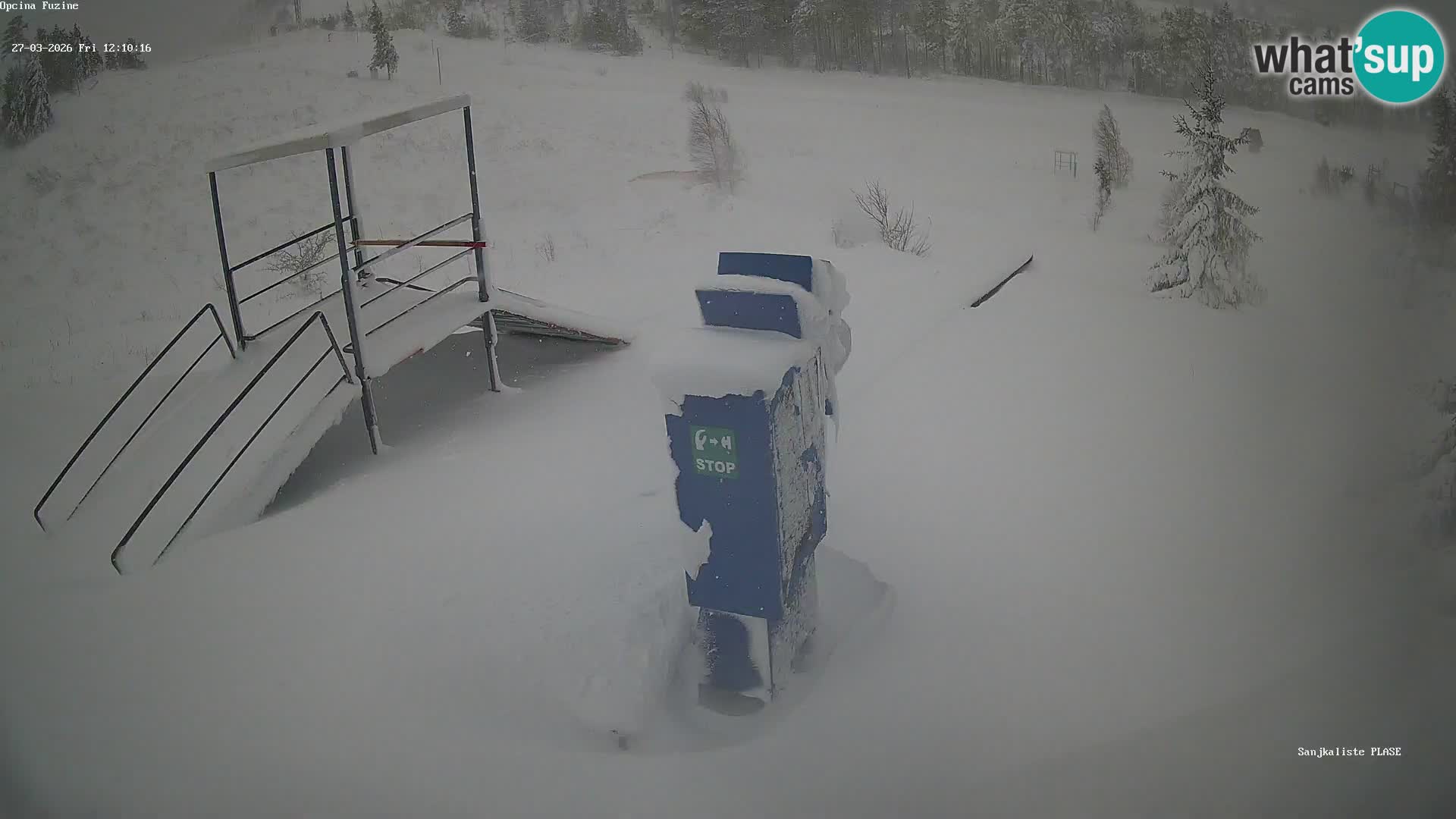 Live webcam Fužine toboggan run – Croatia