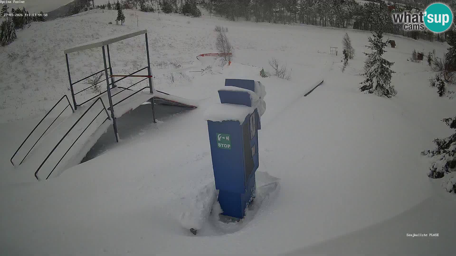 Webcam en direct Piste de luge de Fužine – Croatie