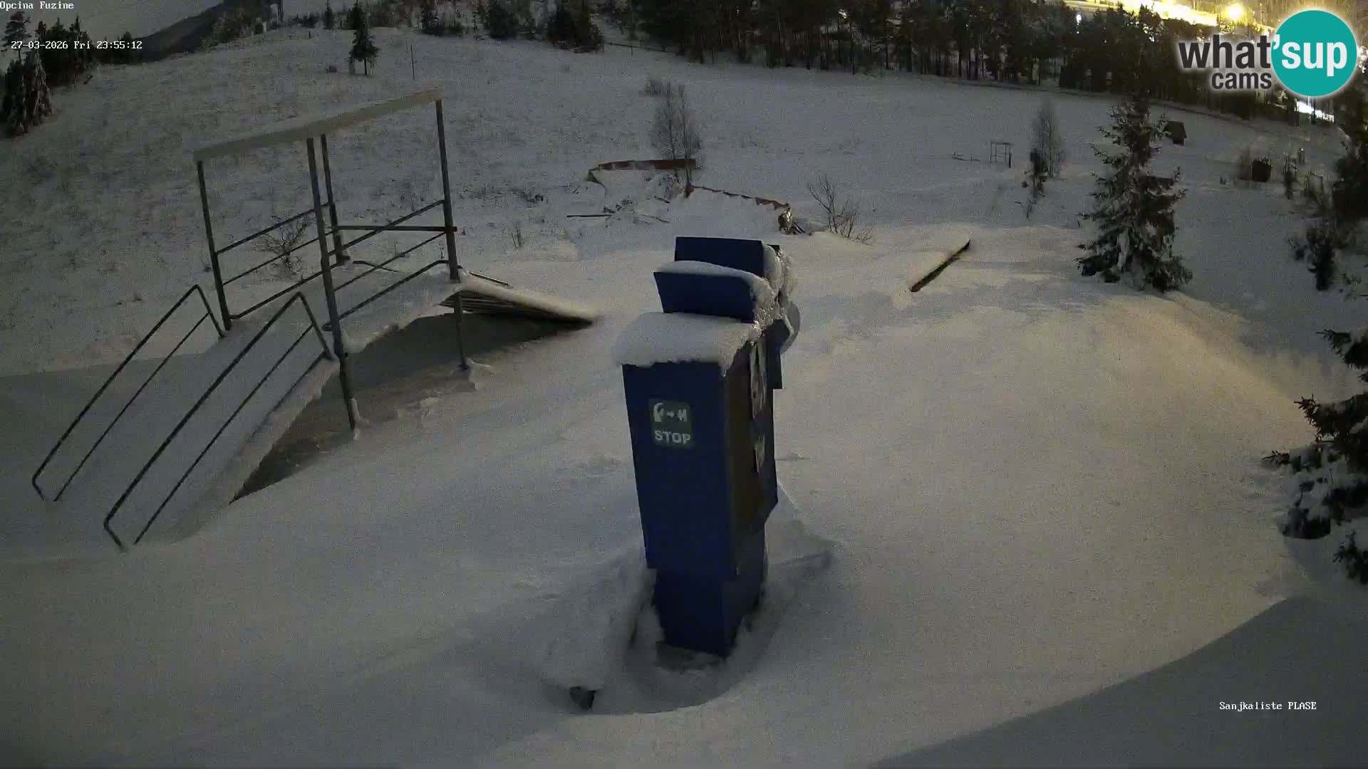 Webcam en vivo Pista de trineo Fužine – Croacia