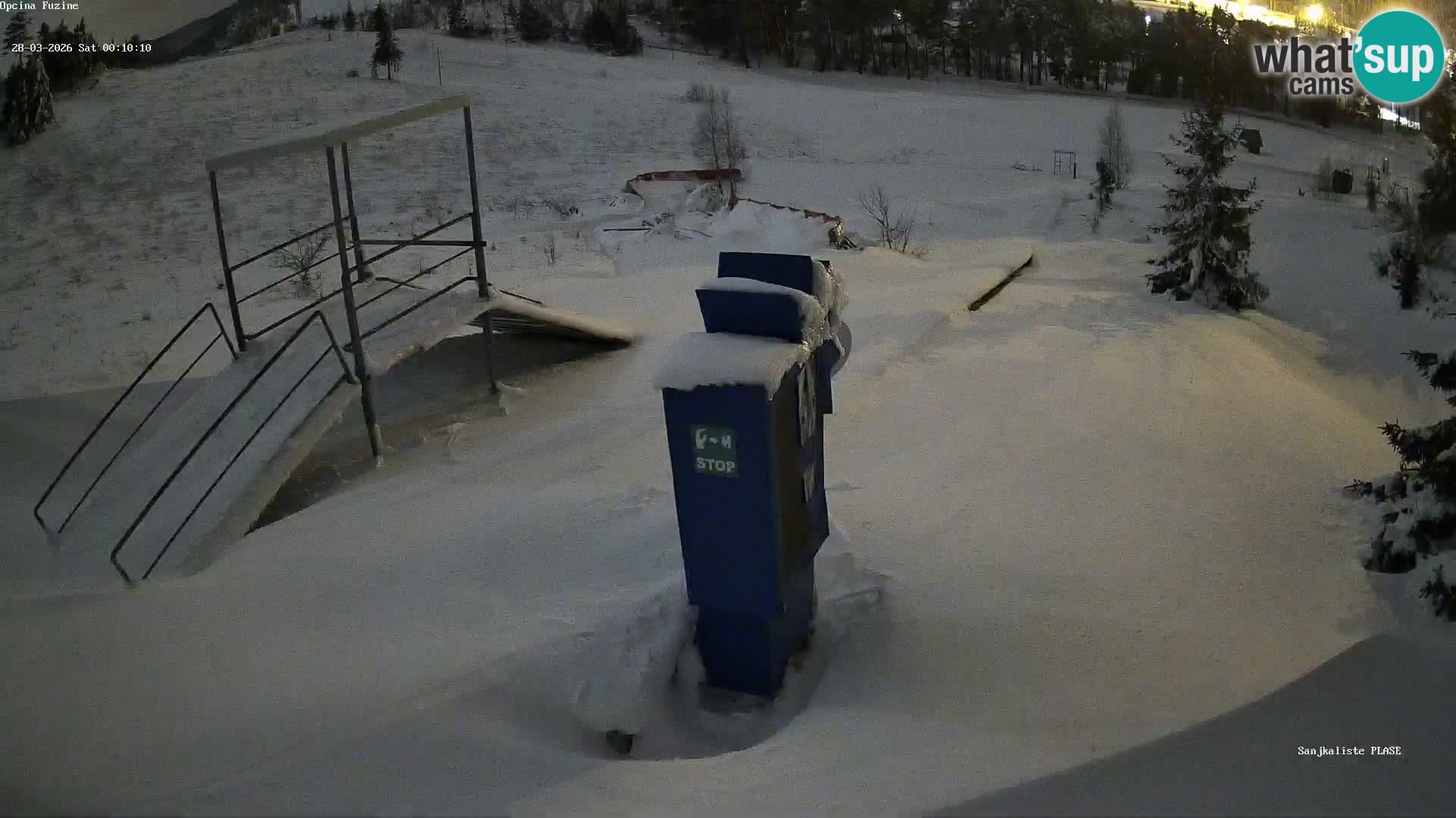 Spletna kamera v živo Sankališče Fužine – Hrvaška