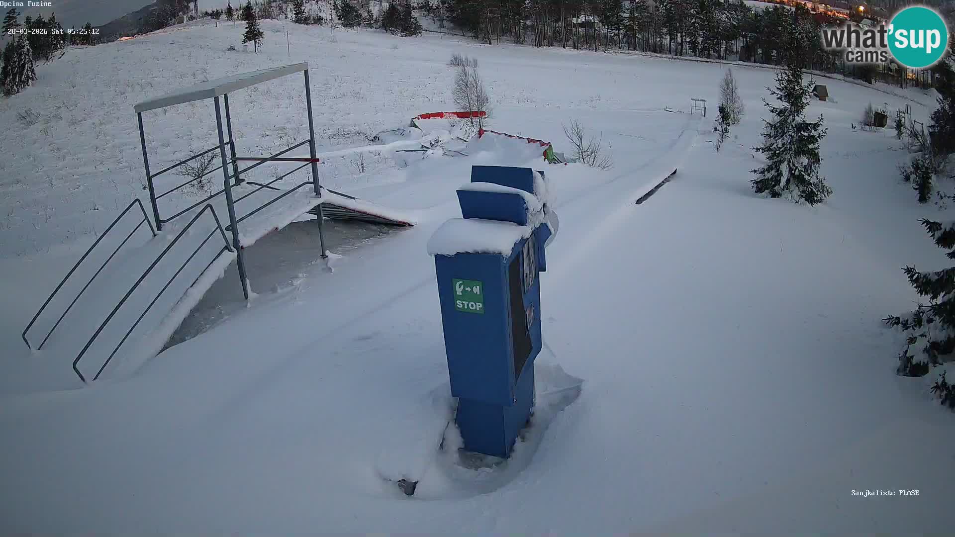 Web kamera uživo Sanjkalište Fužine – Hrvatska