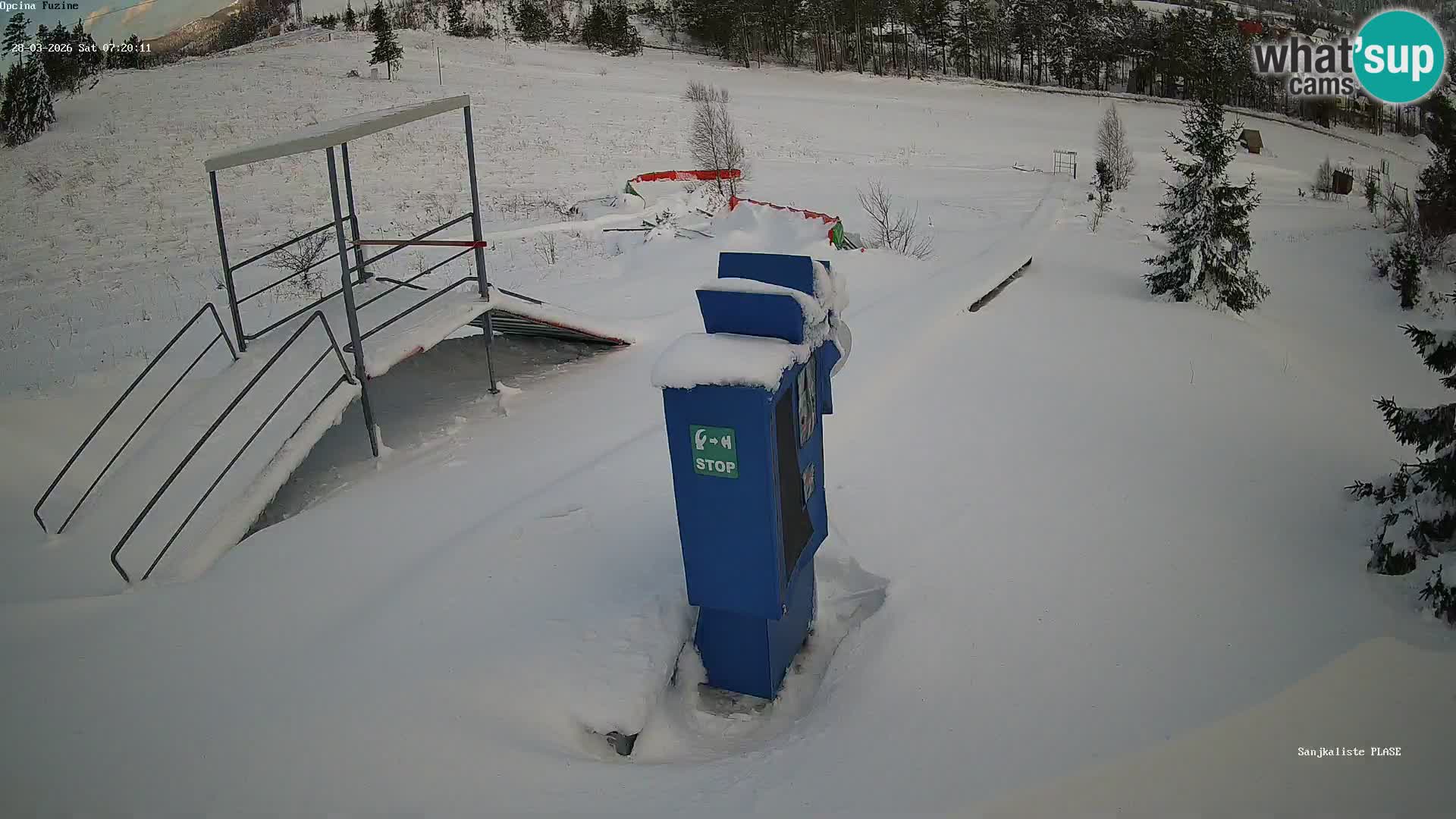 Web kamera uživo Sanjkalište Fužine – Hrvatska