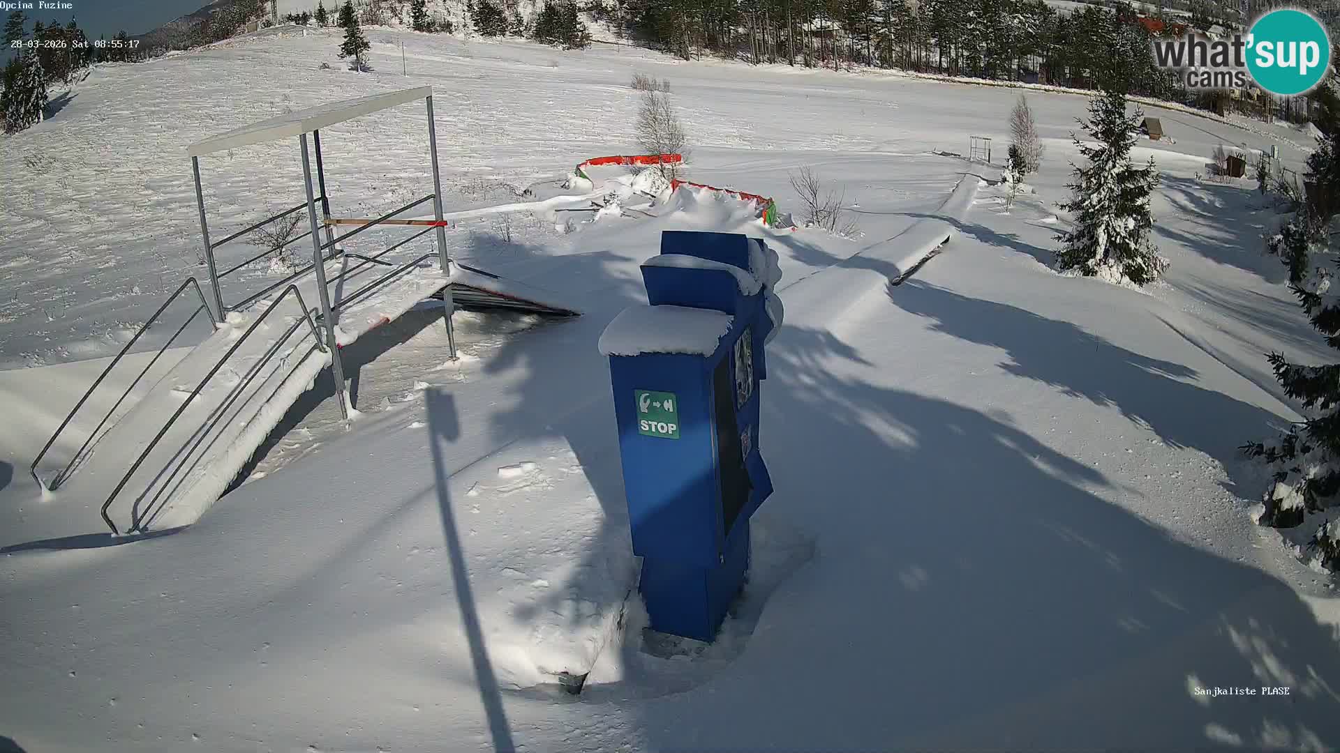 Webcam en direct Piste de luge de Fužine – Croatie