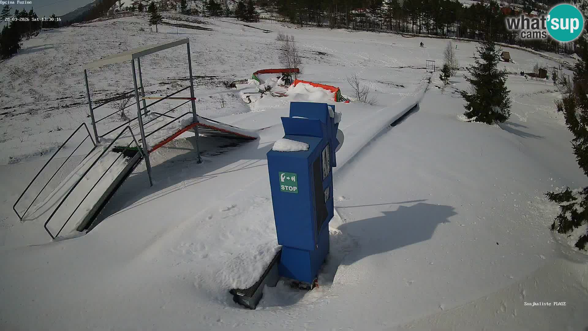 Live webcam Fužine toboggan run – Croatia