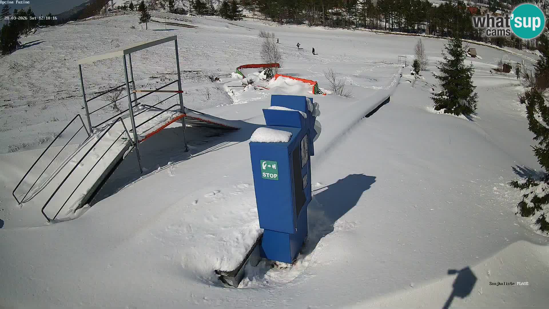 Webcam en direct Piste de luge de Fužine – Croatie