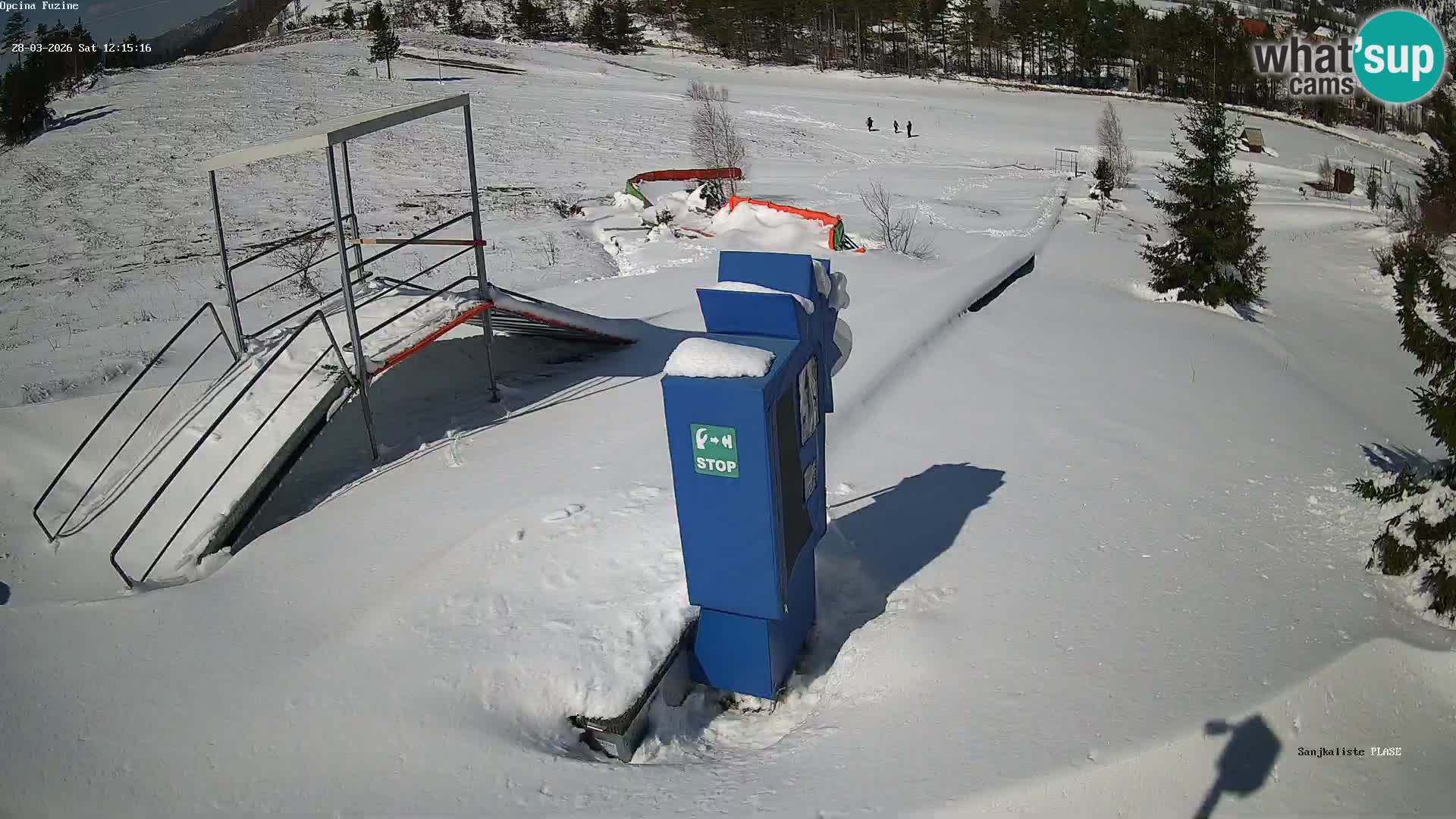 Webcam en direct Piste de luge de Fužine – Croatie