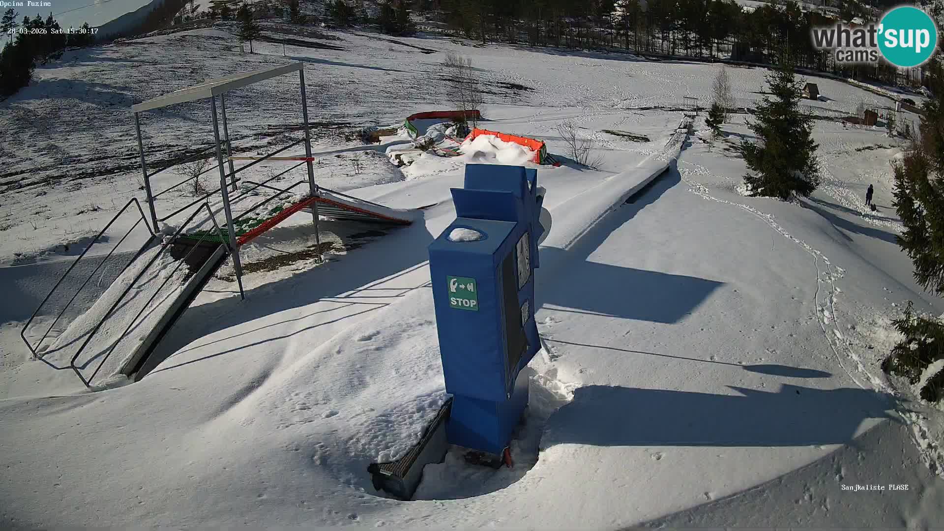Webcam en direct Piste de luge de Fužine – Croatie