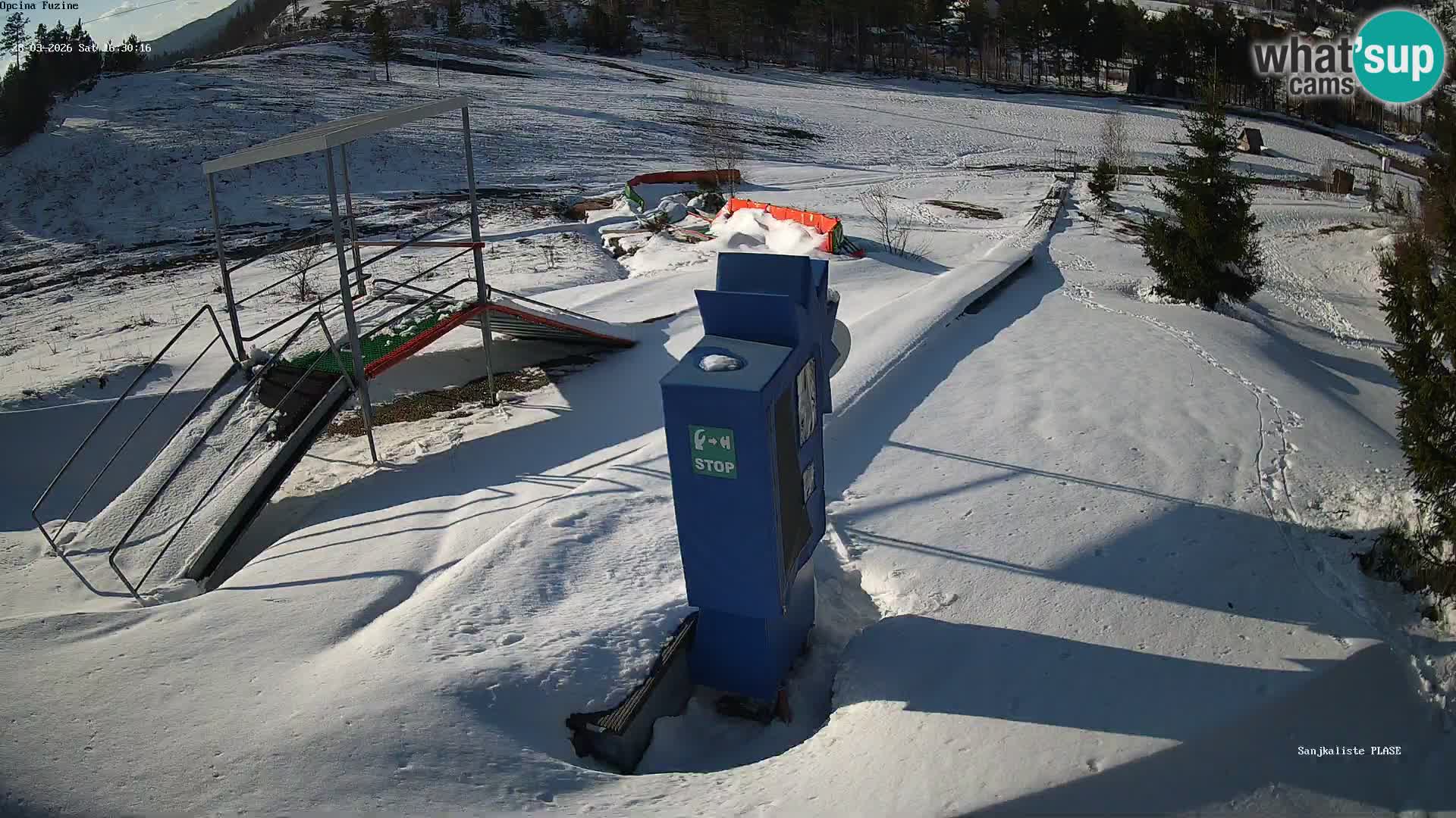 Web kamera uživo Sanjkalište Fužine – Hrvatska