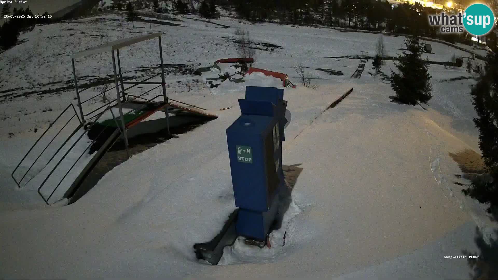 Live webcam Fužine toboggan run – Croatia