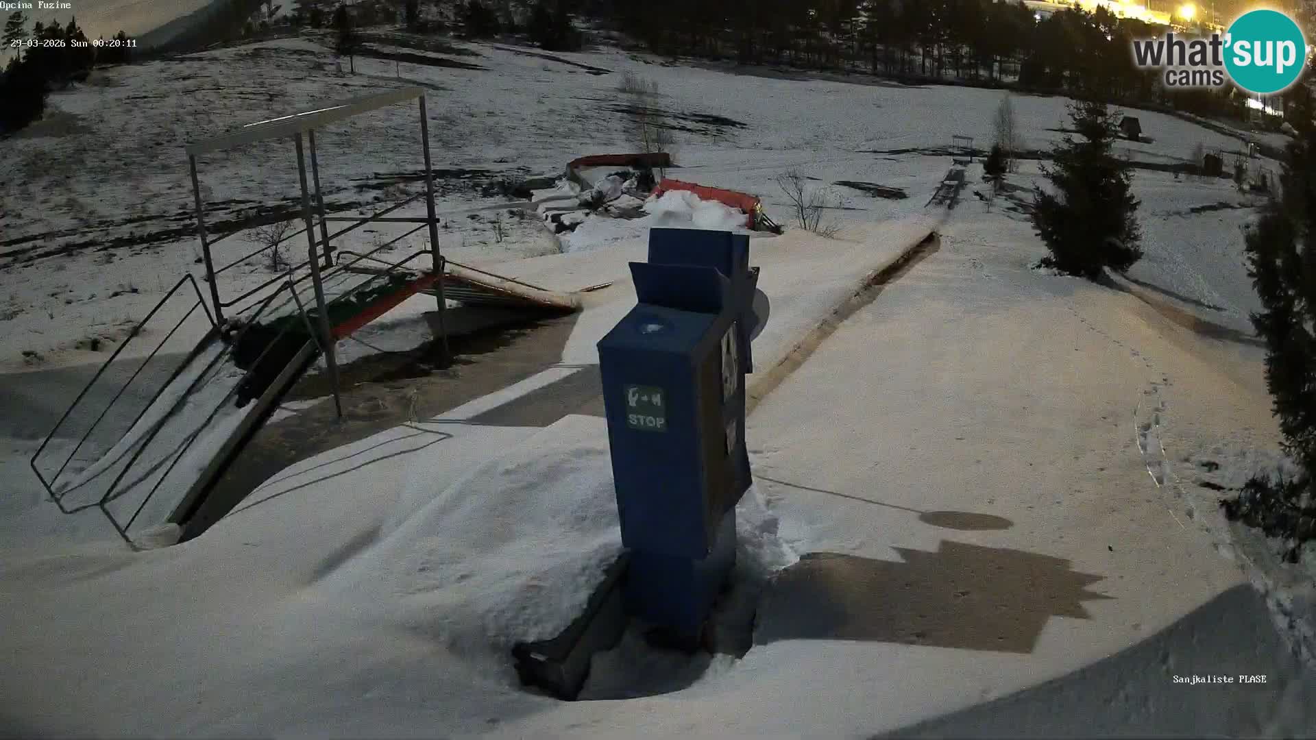 Live webcam Fužine toboggan run – Croatia