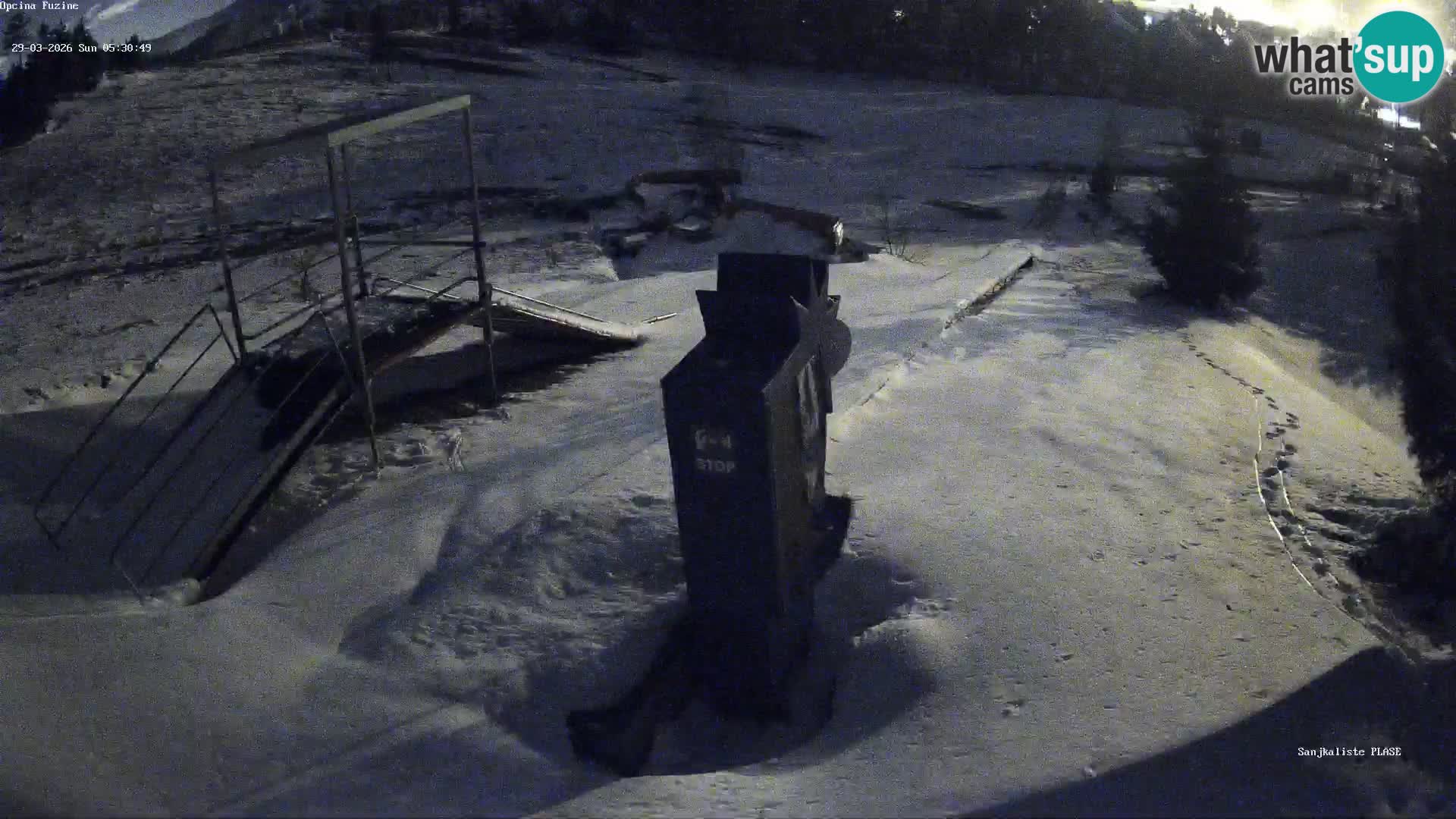 Live webcam Fužine toboggan run – Croatia