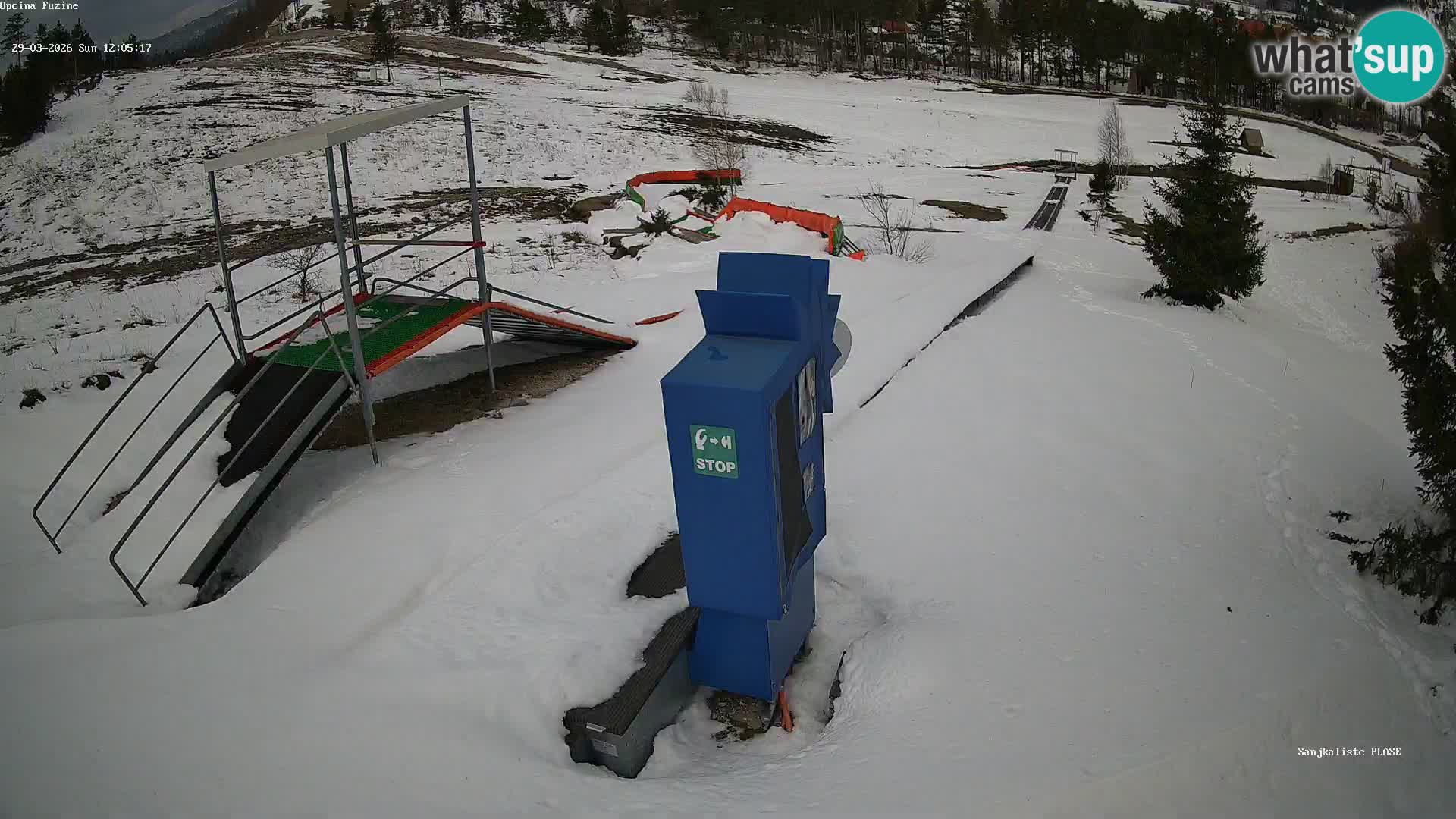 Web kamera uživo Sanjkalište Fužine – Hrvatska