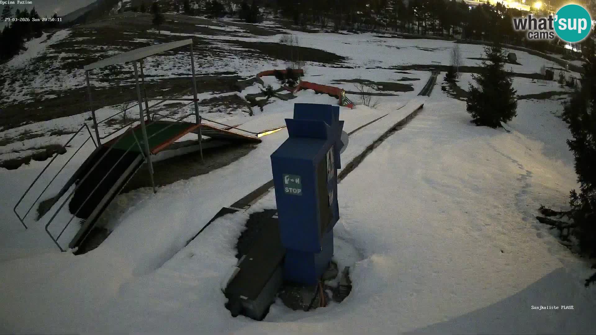 Live webcam Fužine toboggan run – Croatia