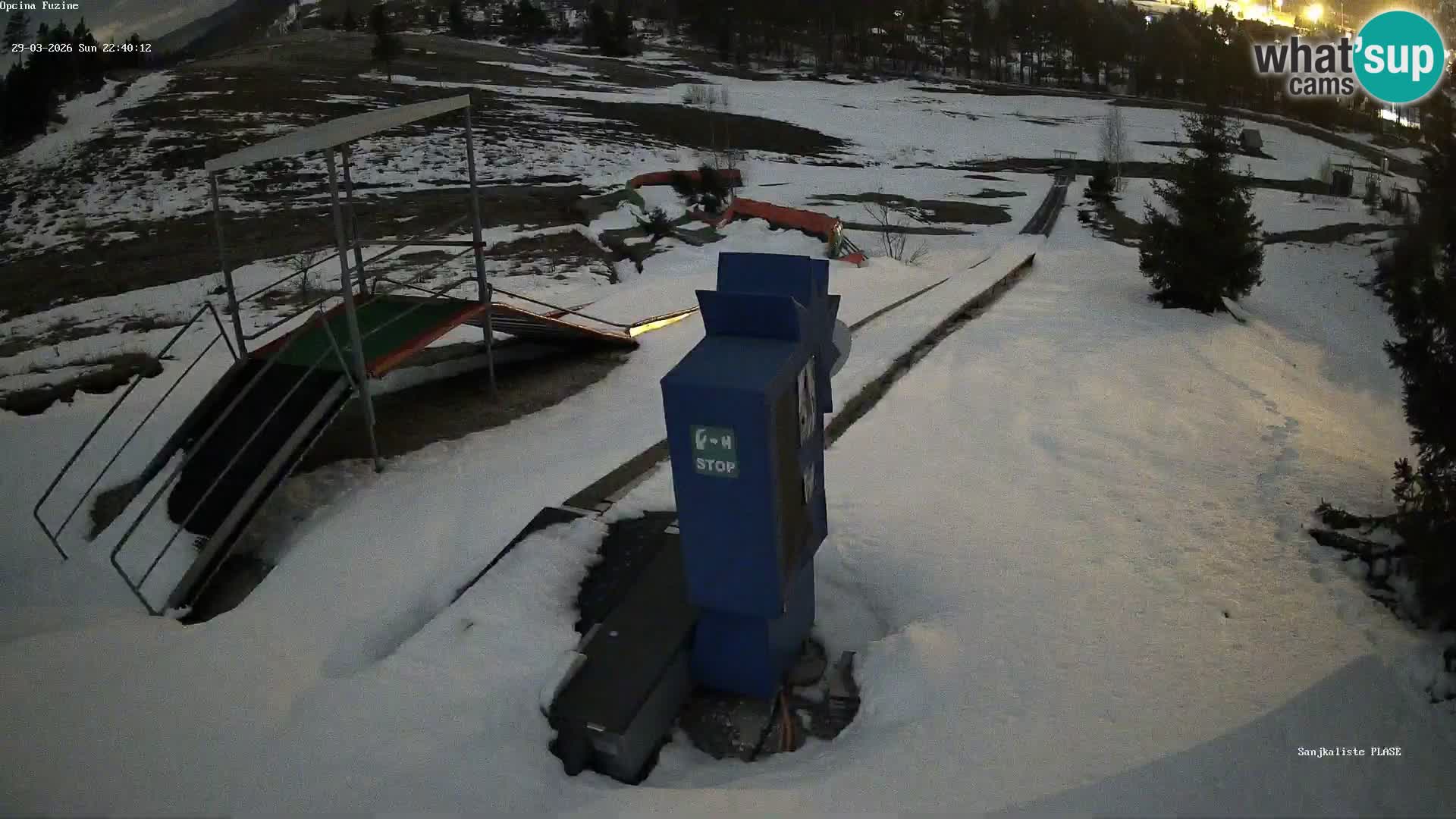 Live webcam Fužine toboggan run – Croatia