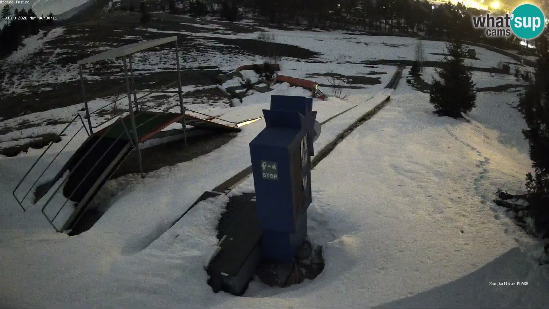 Webcam en direct Piste de luge de Fužine – Croatie