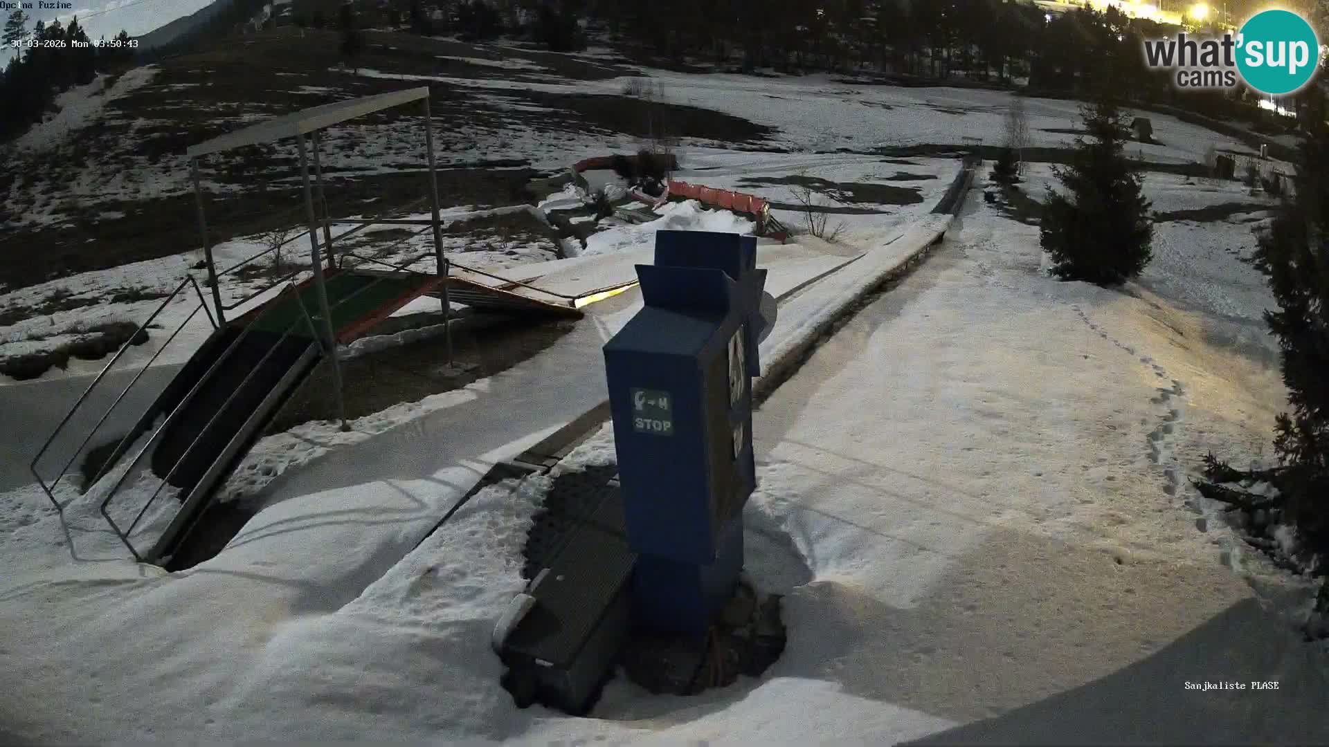 Live webcam Fužine toboggan run – Croatia