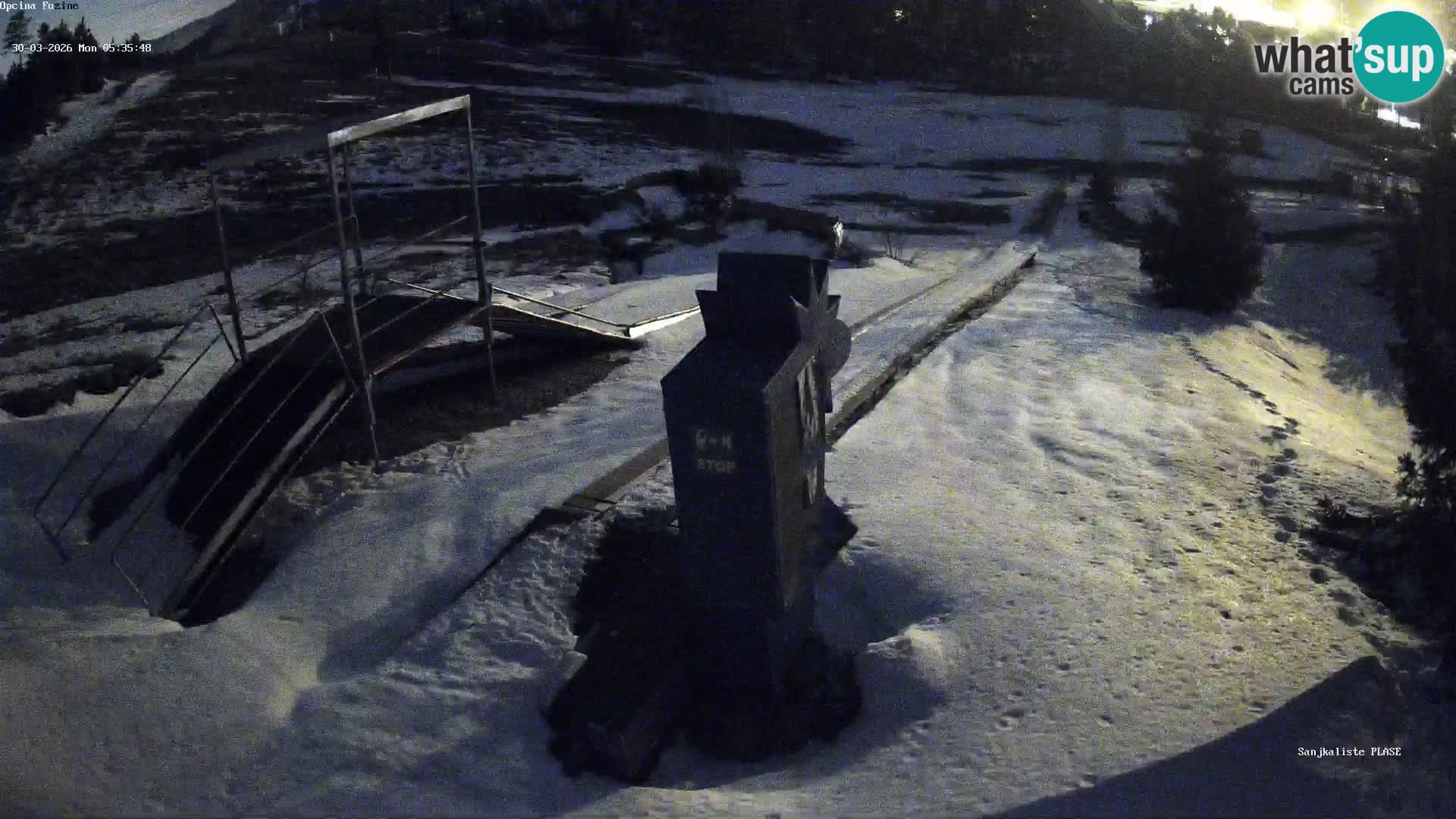 Webcam en direct Piste de luge de Fužine – Croatie