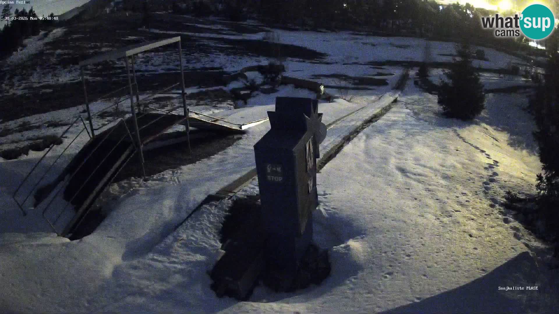 Web kamera uživo Sanjkalište Fužine – Hrvatska