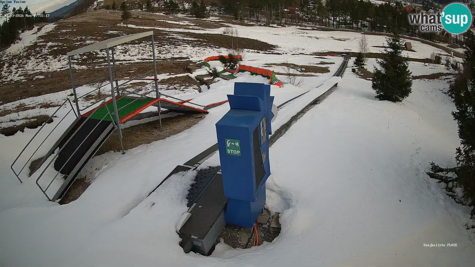 Web kamera uživo Sanjkalište Fužine – Hrvatska