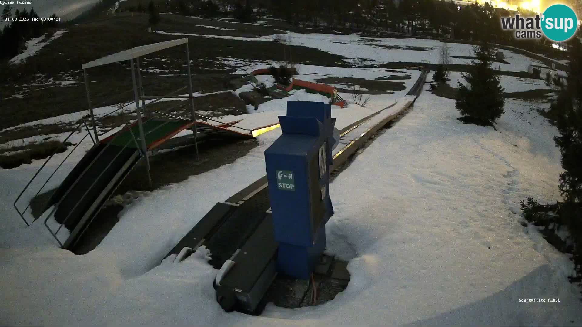 Spletna kamera v živo Sankališče Fužine – Hrvaška