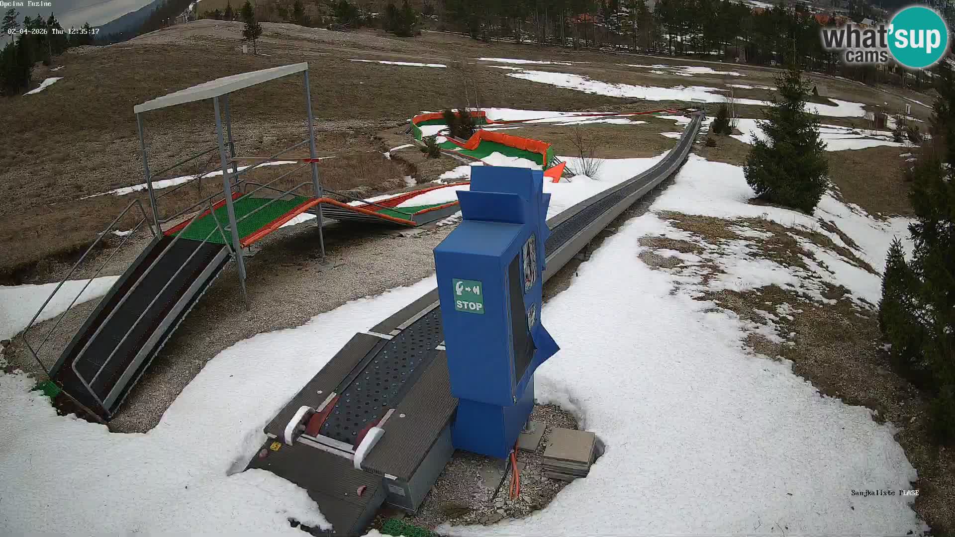 Live webcam Fužine toboggan run – Croatia