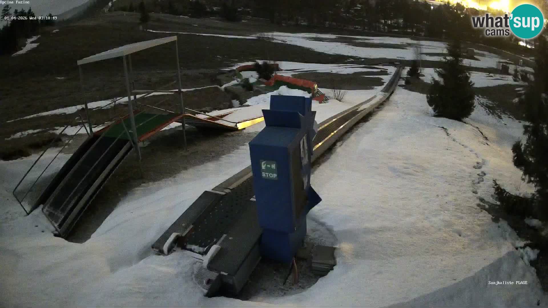 Webcam en direct Piste de luge de Fužine – Croatie