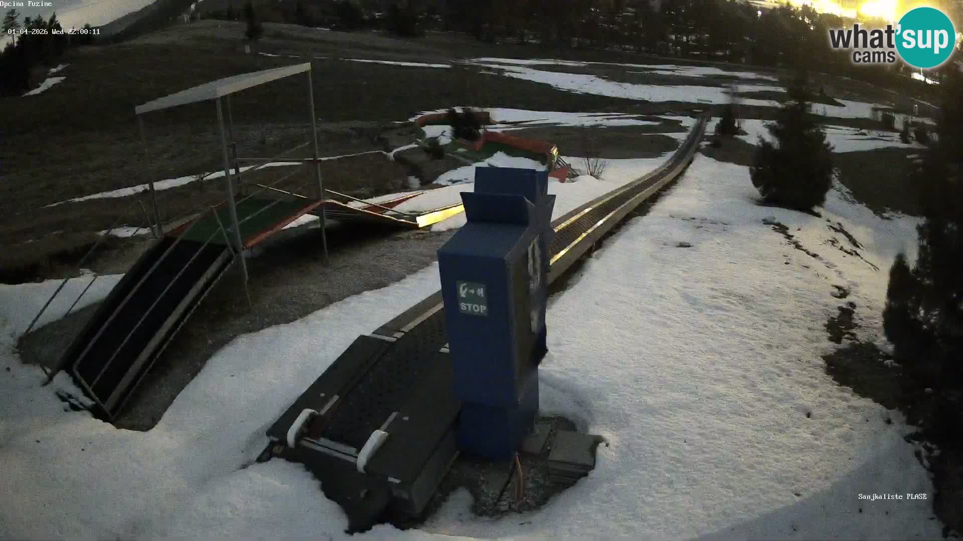 Live webcam Fužine toboggan run – Croatia