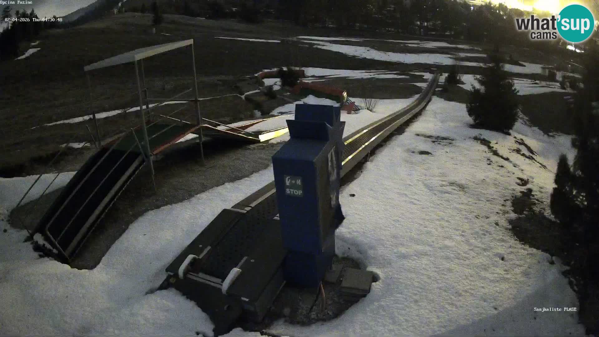 Live webcam Fužine toboggan run – Croatia