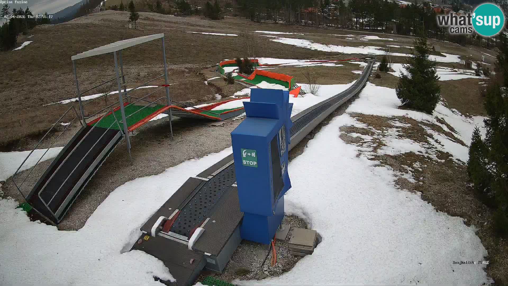 Spletna kamera v živo Sankališče Fužine – Hrvaška