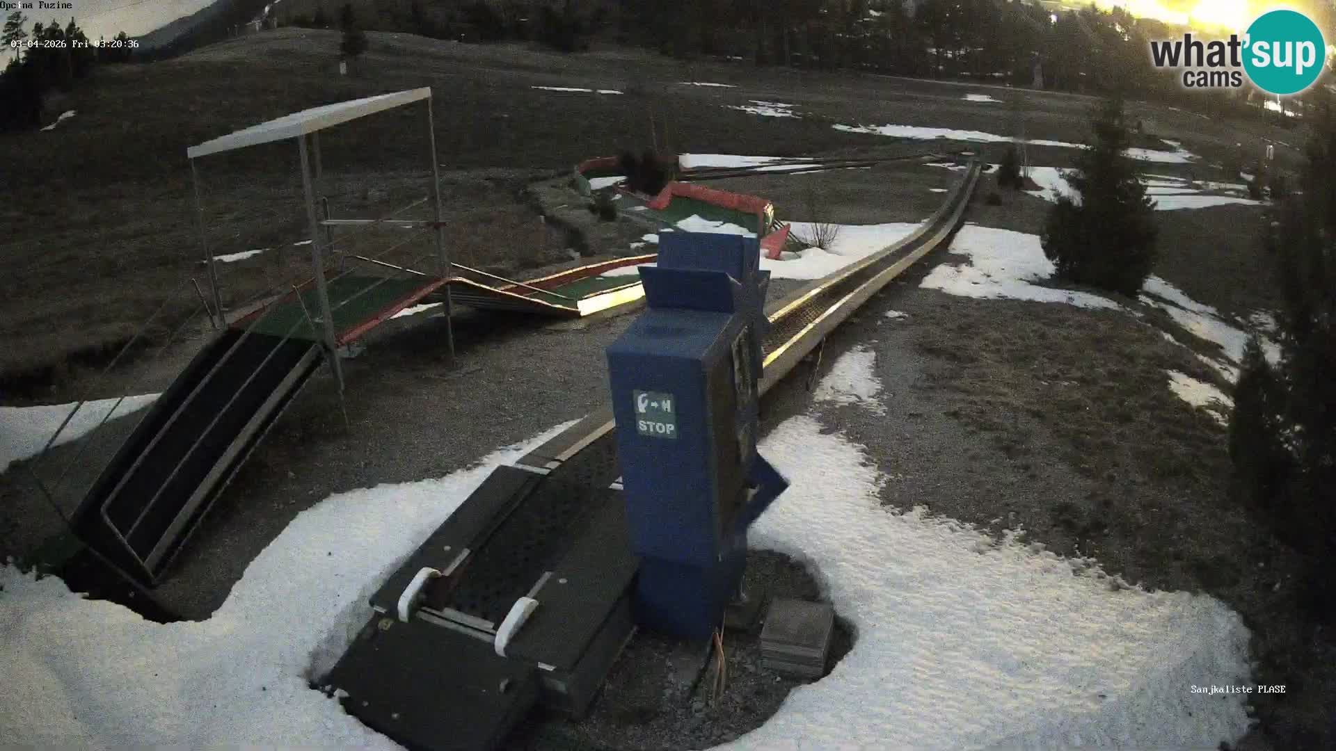 Live webcam Fužine toboggan run – Croatia