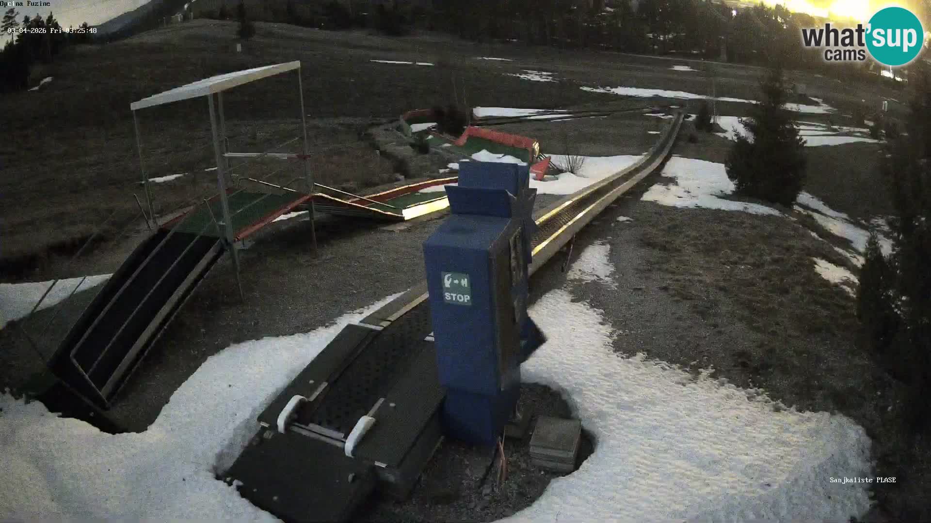 Live webcam Fužine toboggan run – Croatia