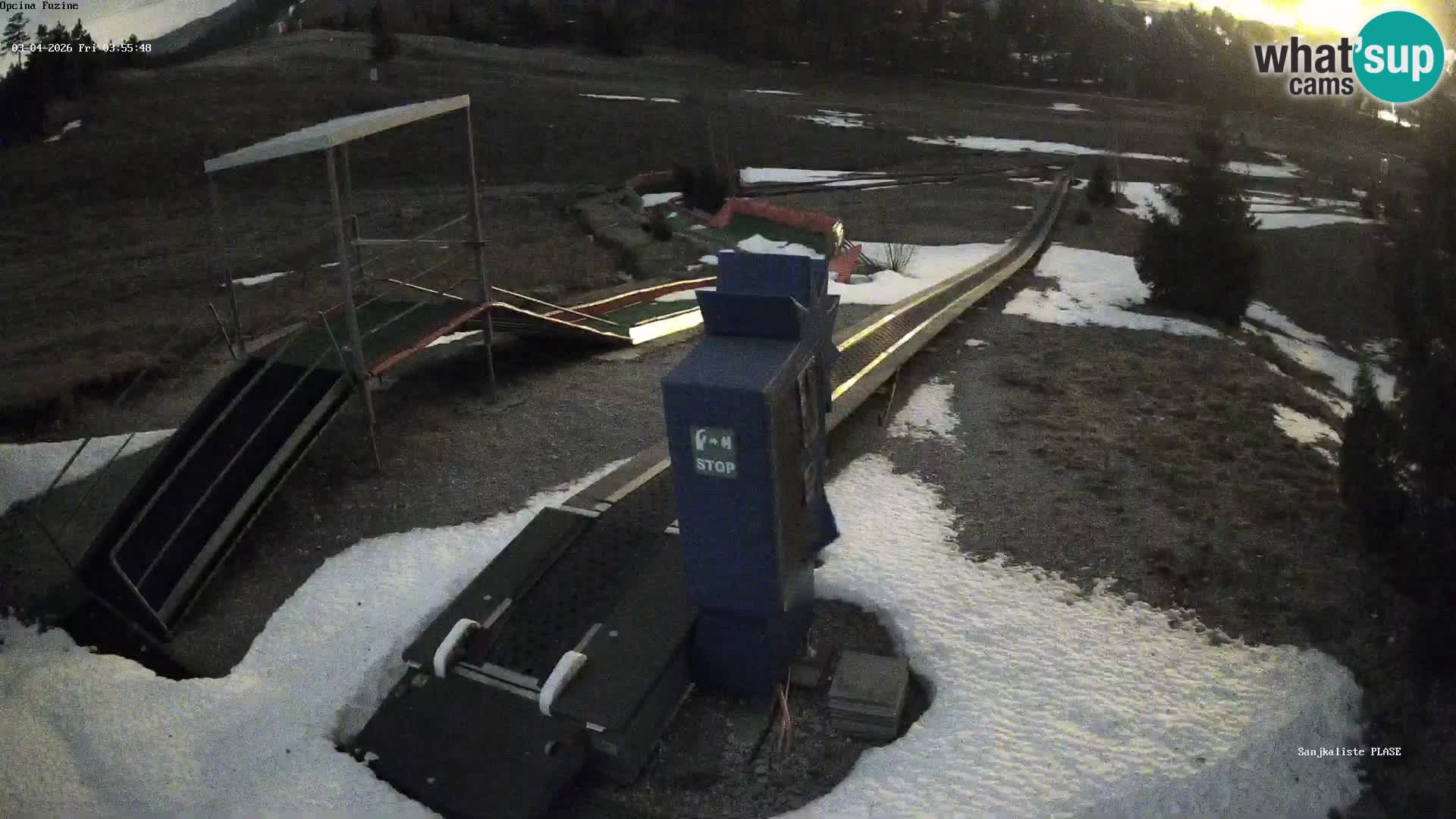 Live webcam Fužine toboggan run – Croatia