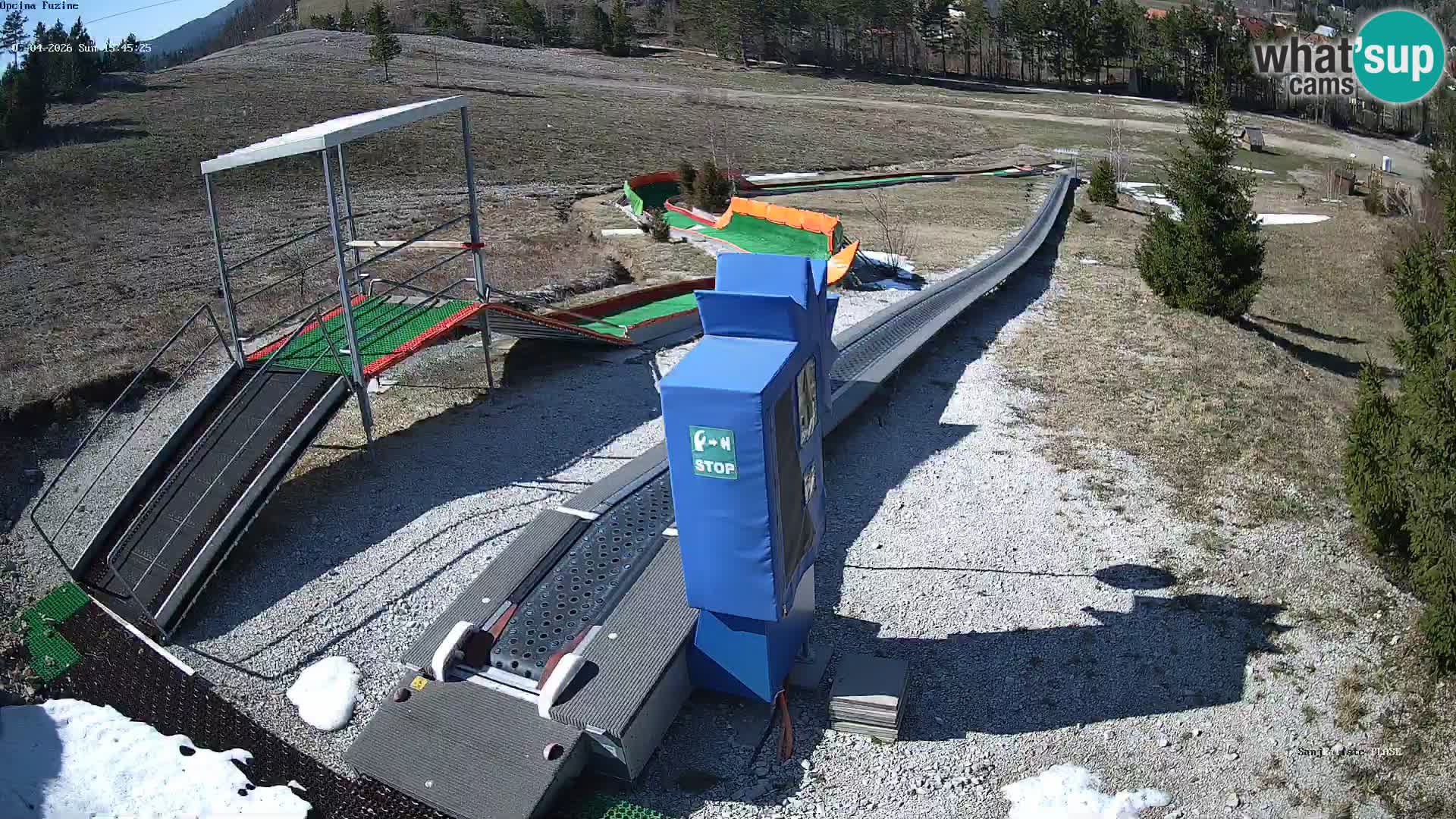 Spletna kamera v živo Sankališče Fužine – Hrvaška
