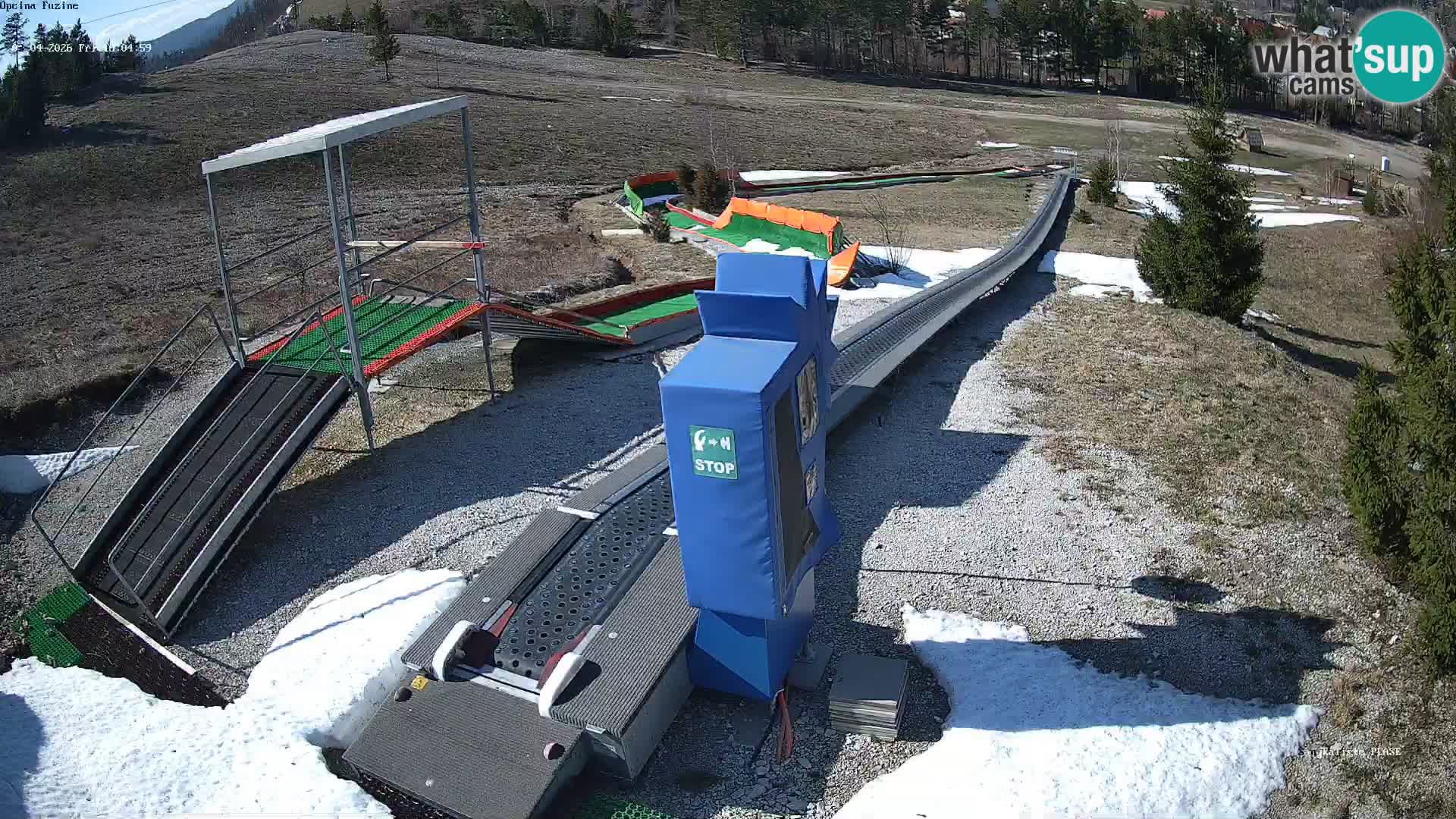 Spletna kamera v živo Sankališče Fužine – Hrvaška