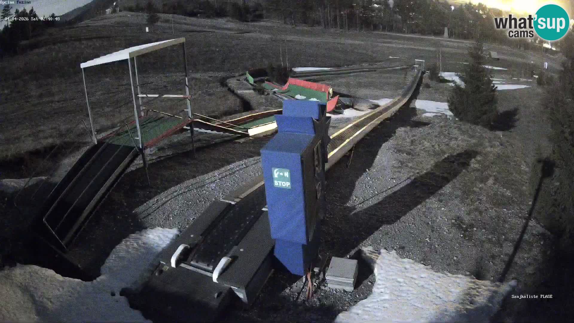 Spletna kamera v živo Sankališče Fužine – Hrvaška