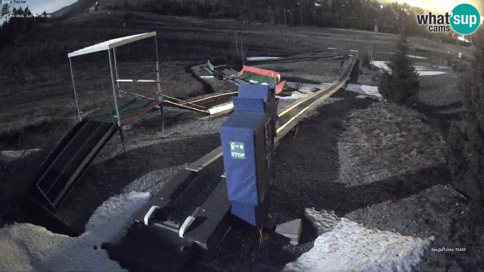 Spletna kamera v živo Sankališče Fužine – Hrvaška