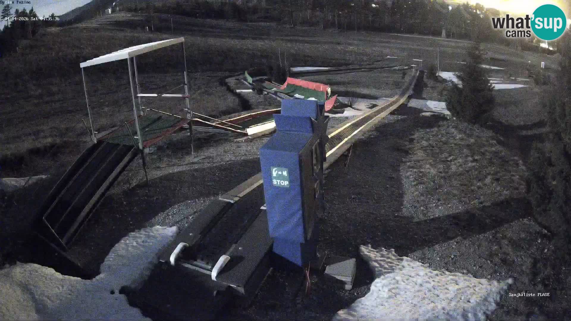 Live webcam Fužine toboggan run – Croatia