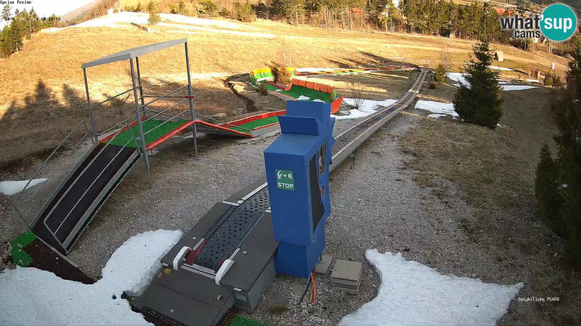 Webcam en direct Piste de luge de Fužine – Croatie